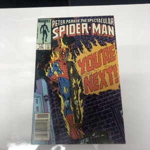 The Spectacular Spider-Man (1983) #103(NM)Canadian Price Variant• CPV •David