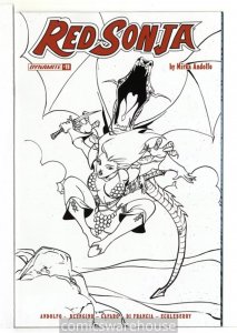 RED SONJA (2021 DYNAMITE) #11 VARIANT 1:7 CVR O FOC INCV CASTRO B&W NM G59782