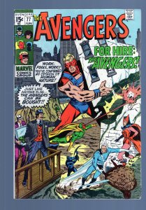 Avengers #77 - Avengers for Hire. John Buscema Cover Art. (5.5) 1970