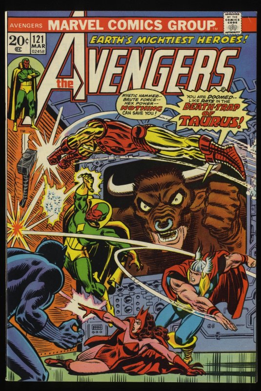 Avengers #121 VF+ 8.5 Marvel Comics Thor Captain America