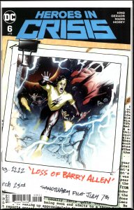 Heroes In Crisis #6 Variant Cover (2019) Batman