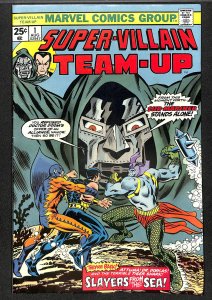 Super-Villain Team-Up #1 VF 8.0 Dr. Doom Sub-Mariner!