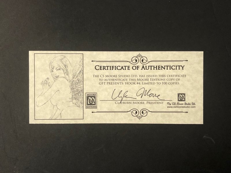 Grimm Neverland Hook 4 CS Moore Eric EBAS Basaldua Naughty Variant Ltd 100 NM+