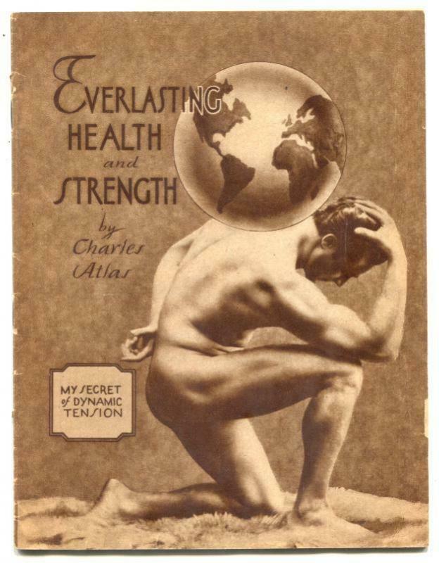 Everlasting Health and Strength by Charles Atlas 1941 beefcake