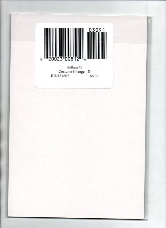 Hellina #3 Costume Change D Variant - Boundless - Sealed - NM