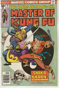 Master of Kung Fu(vol. 1) # 46 Shang Chi faces a Centuries Old Assassin !