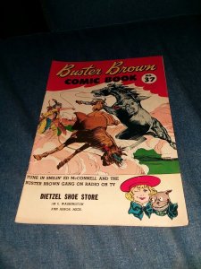 Buster Brown Comics #37 golden age 1950's shoe store giveaway Reed Crandall art