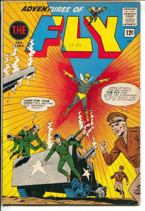 Adventures of The Fly #29 164-Archie-Fly-Girl-King Spider-Shield-VG