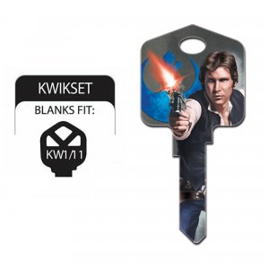 Star Wars Key Blanks Kwikset, Han Solo & Chewbacca