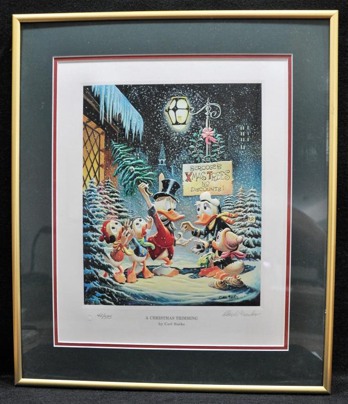 A Christmas Trimming by Carl Barks LTD to 595 - Signed