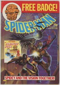 Spider Man #540 (1984 Marvel UK) - 5.0 VG/FN *Vision/MTU #129* Magazine
