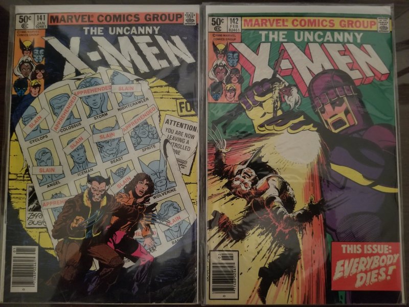 Uncanny X-Men 129-142 Newsstand! 131&137 Direct Ed KEY! Please Read Description