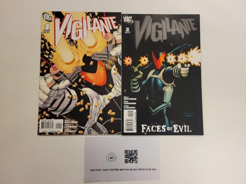 2 Vigilante DC Comic Books #1 2 Wolfman Leonardi Stanisci 86 TJ5