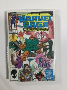 The Marvel Saga The Official History of the Marvel Universe #1 (1985) NM5B110...