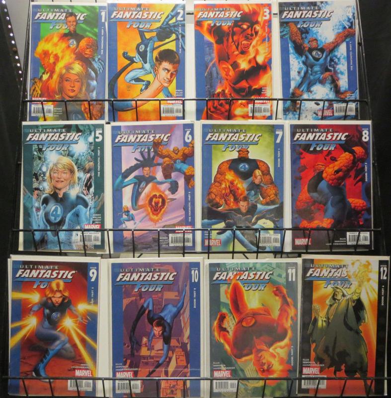 Ultimate Fantastic Four (2004) #1-12,19,20,30-32,43 Bendis,Ellis,Millar 18Diff