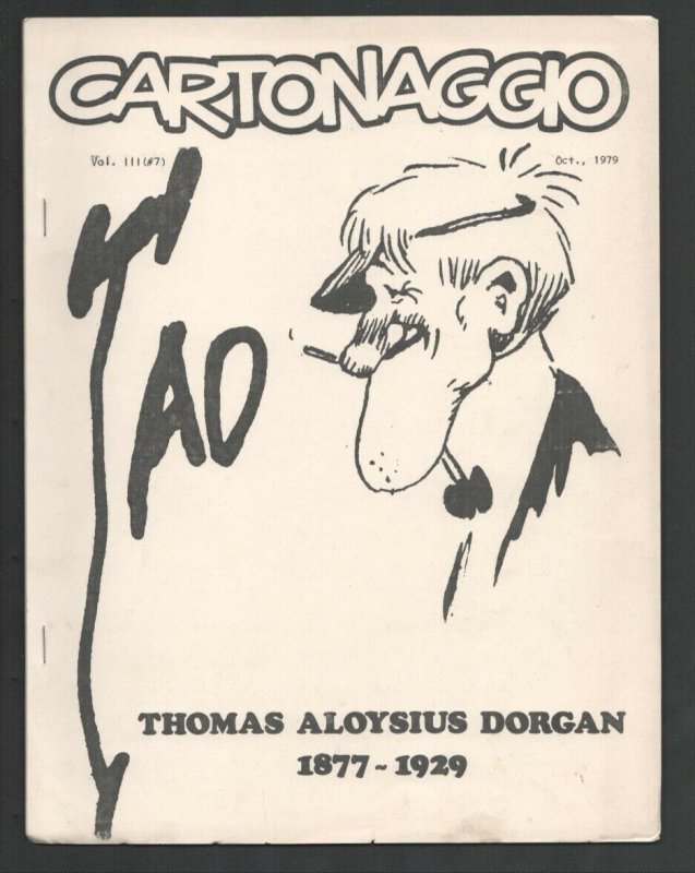 Cartoonaggio #7 1979-Bio and comic art history of TAD-Thomas A. Dorgan-Alfred...