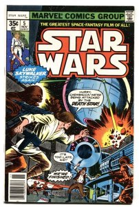 Star Wars #5  1977 - Marvel  -VF+ - Comic Book