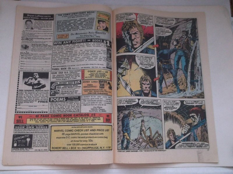 MARVEL: THE FRANKENSTEIN MONSTER #6, SEARCH FOR LAST FRANKENSTEIN, 1973, FN/VF!!