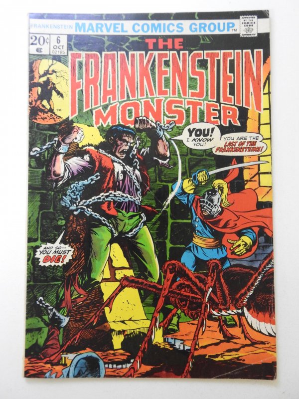 The Frankenstein Monster 6 1973 Ploog Art Solid Vg Condition Comic Books Bronze Age 9183