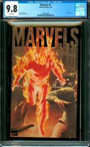 Marvels #1 CGC Graded 9.8 Acetate cover 