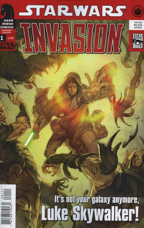 Star Wars: Invasion #1 FN; Dark Horse | we combine shipping 