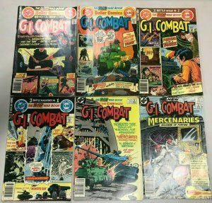 GI COMBAT#208-284 FN/VF LOT (6 BOOKS) 1978 DC BRONZE AGE COMICS