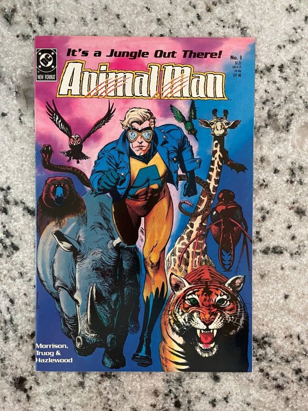 Animal Man # 1 NM 1st Print DC Comic Book Grant Morrison Series Tiger Rhino CM20