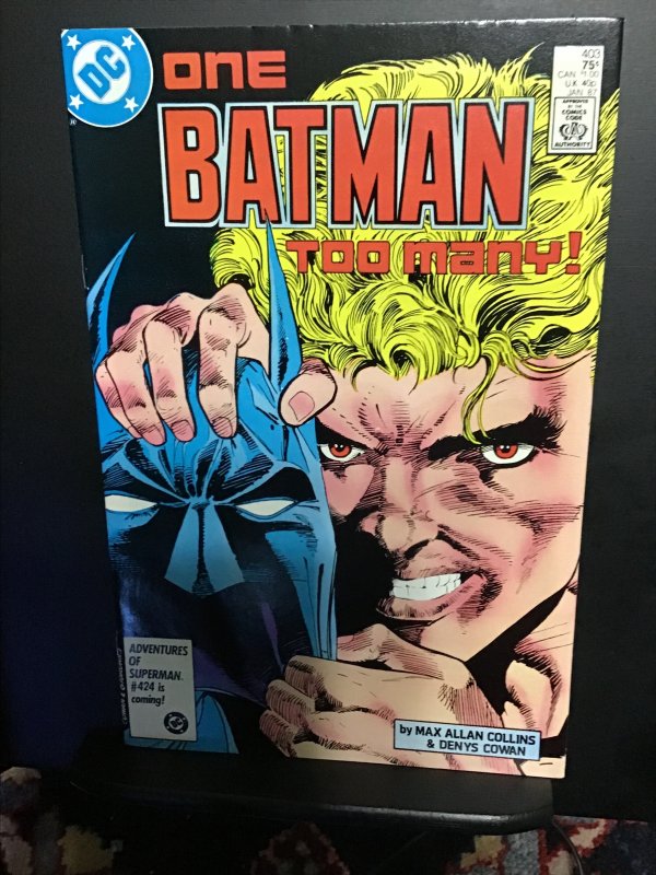 Batman #403 (1987) wow! 2nd  Magpie! Key high-grade NM-