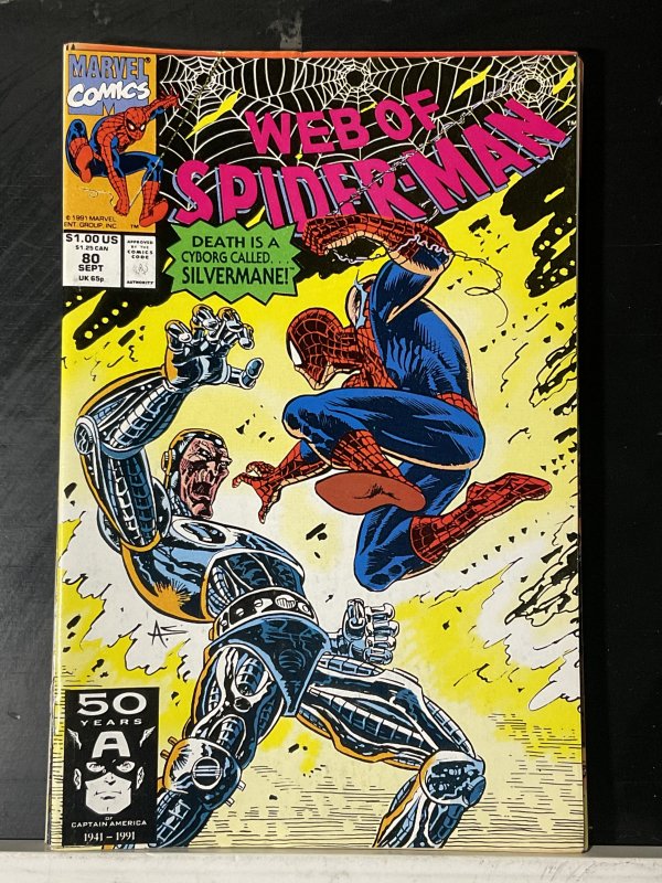 Web Of Spider Man 80 Direct Edition 1991 Comic Books Copper Age Marvel Spider Man 