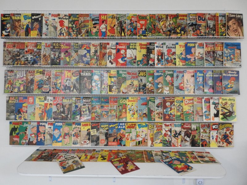 Huge Lot of Gold/Bronze/Silver Age Comics W/ Iron Man, Donald Duck and more!