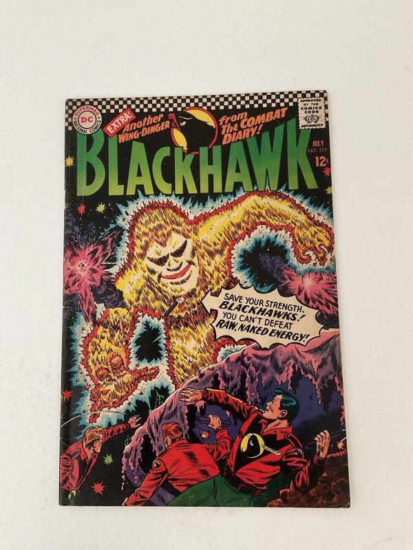Blackhawk 222 Very Fine- Vf- 7.5 Dc Comics