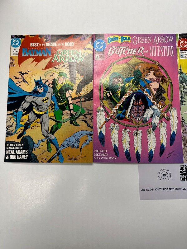 4 Brave & Bold DC Comic Book # 1 3 4 5 Batman Superman Flash 46 CT5