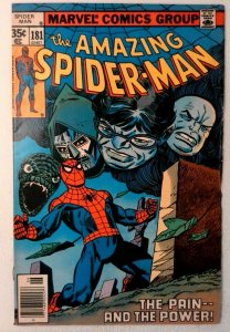 Amazing Spider-Man #181 Marvel 1978 VF+ Bronze Age Comic Book 1st Print