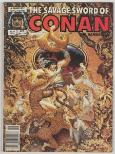 The Savage Sword of Conan #111 Ernie Chan 1st Iron Damsels FN+