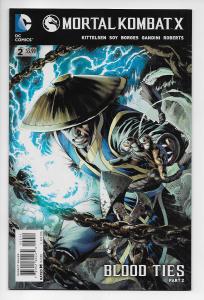 Mortal Kombat X #2 - Raiden Cover (DC, 2015) - FN/VF