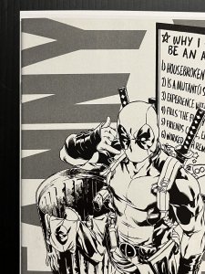 UNCANNY AVENGERS #1 (2012) DEADPOOL Call Me Maybe REG + SKETCH SET PROSHIPPER