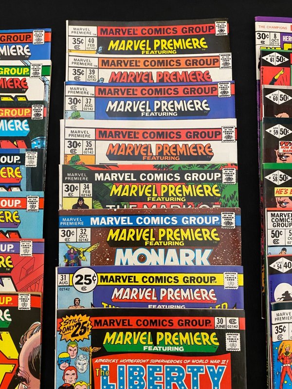Marvel Premiere -  23 book lot