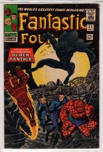 • Fantastic Four #52 (1966) 1st app. Black Panther! Lee & Kirby! / GA#1