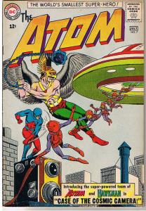 ATOM #7, FN+, Gil Kane, Murphy Anderson, Fox, 1st team-up w/ Hawkman,