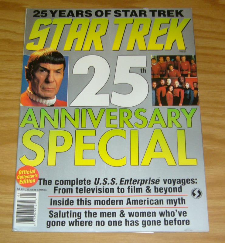 Official Star Trek 25th Anniversary Special Magazine #1 VF/NM starlog 1991