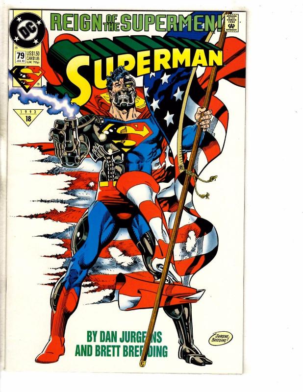 11 Superman DC Comic Books # 70 71 72 73 74 75 76 77 78 (2) 79 Batman Flash PP8