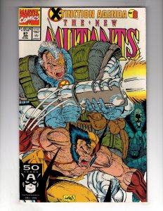 The New Mutants #97 (1991) WOLVERINE! Beautiful High Grade!  / ECA7x