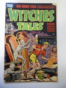 Witches Tales #4 (1951) PR Condition book length spine split, cover detached