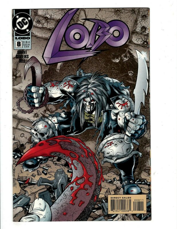 12 Lobo DC Comics # 1 2 3 4 5 6 7 8 9 0 10 11 Repent or be Fragged J430