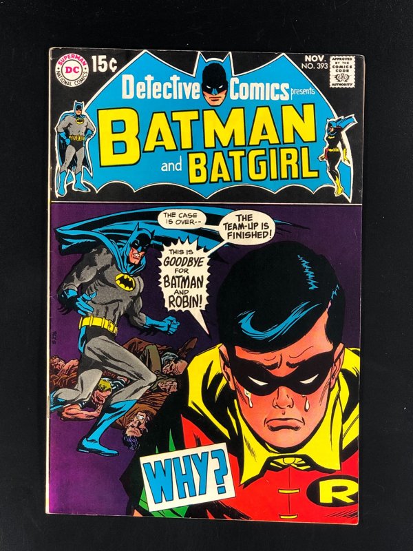 Detective Comics #393 VF+ (1969) Featuring Batgirl Story