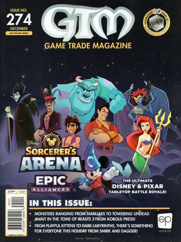 Game Trade Magazine #274 VF/NM ; Alliance | Disney Sorcerer's Arena