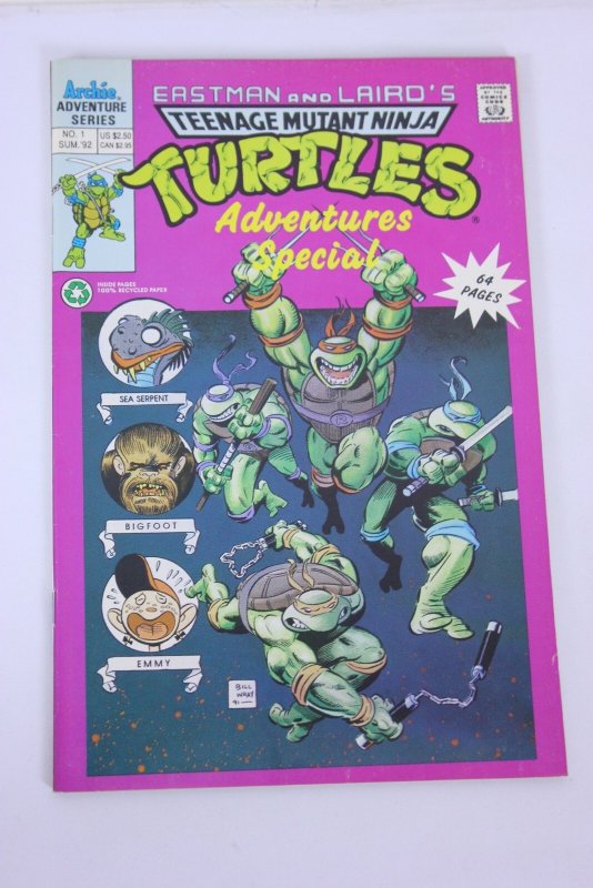 Teenage Mutant Ninja Turtles Adventures Special #1 (1992) VFNM
