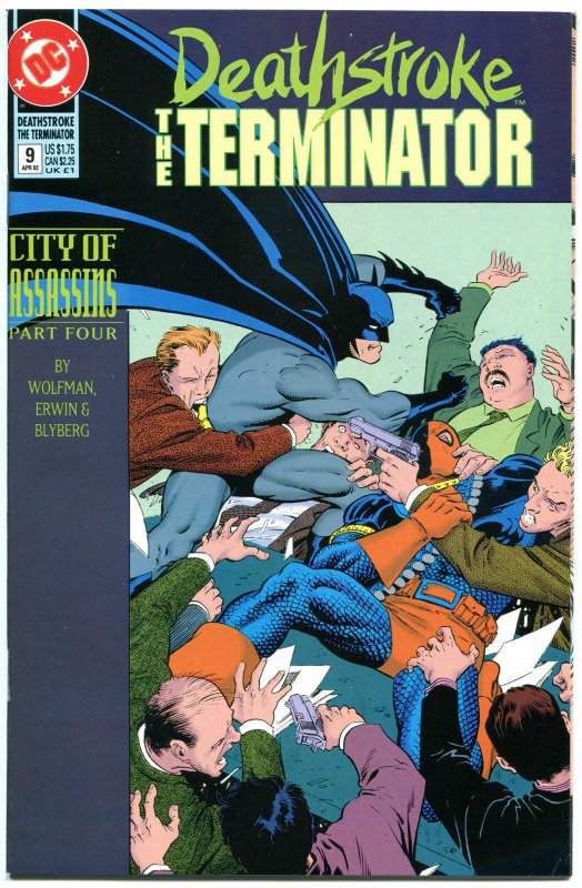 DEATHSTROKE the TERMINATOR #9, NM, Marv Wolfman, 1991, Batman, more in store 