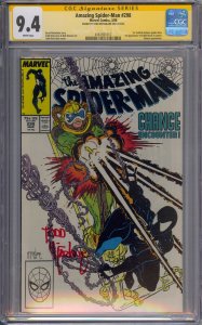 AMAZING SPIDER-MAN #298 CGC 9.4 SS SIGNED MCFARLANE 1ST EDDIE BROCK WHITE PAGES