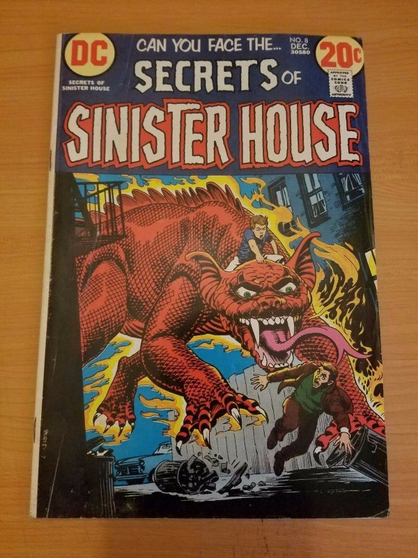 Secrets of Sinister House 8  VERY FINE VF  1972 DC Comics